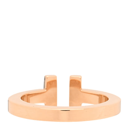 Tiffany 18K Rose Gold T Square Ring 50 5.5 3 of 4