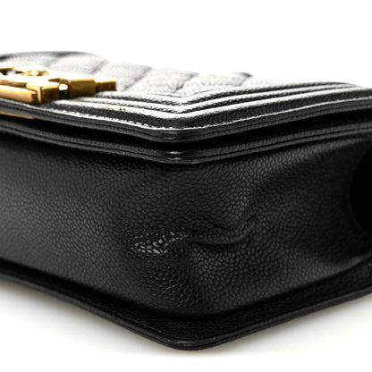 Chanel Caviar Quilted Small Boy Flap Black 10 of 11