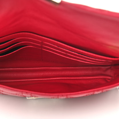 Christian Dior Patent Cannage New Lock Pouch Red 5 of 11