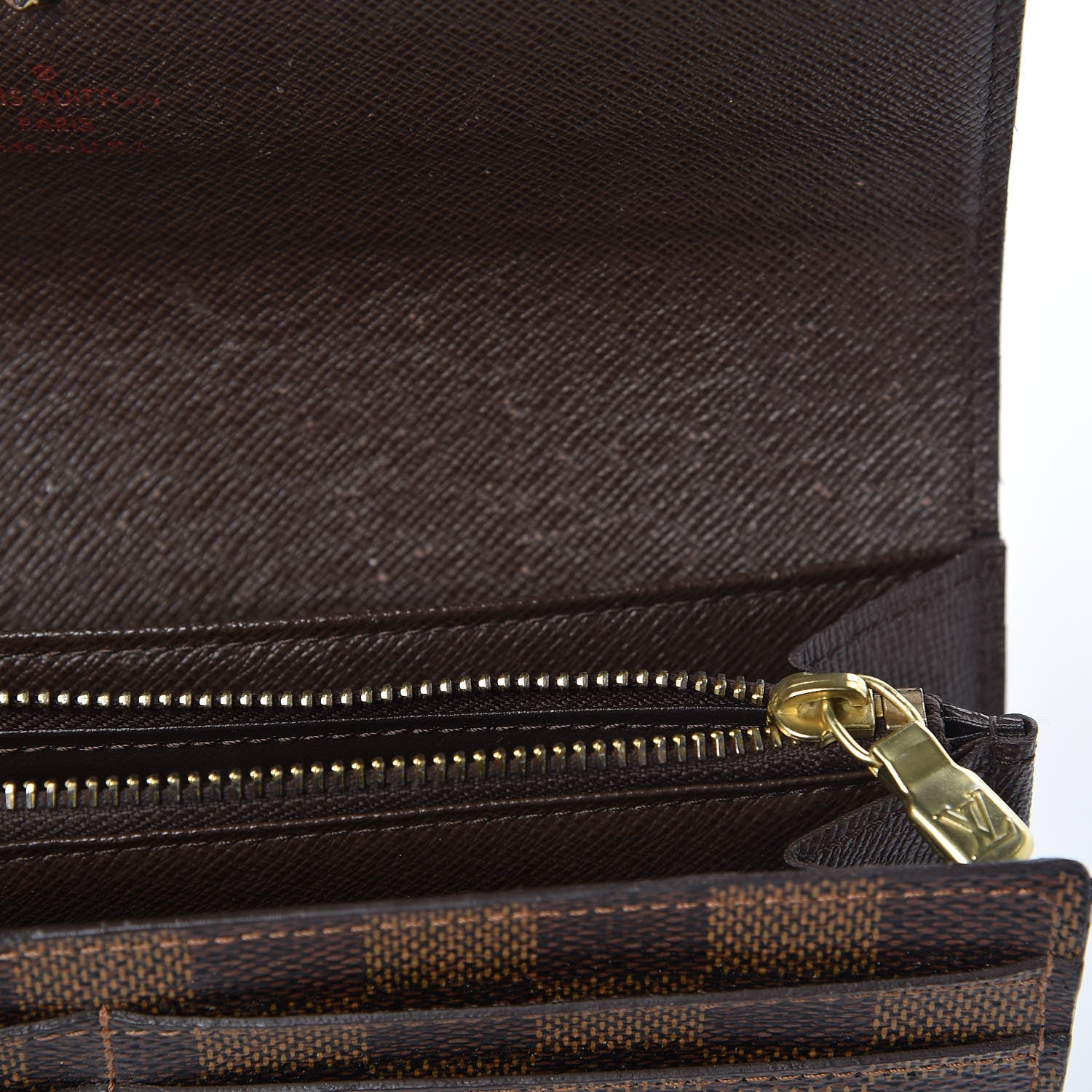 Louis Vuitton Damier Ebene Sarah Wallet 9 of 12