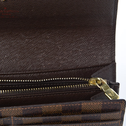 Louis Vuitton Damier Ebene Sarah Wallet 9 of 12