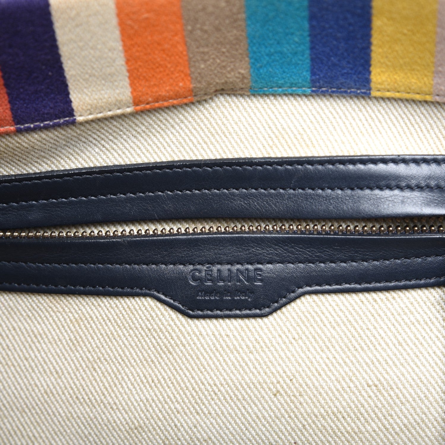 Celine Cotton Canvas Medium Phantom Luggage Multicolor 6 of 8