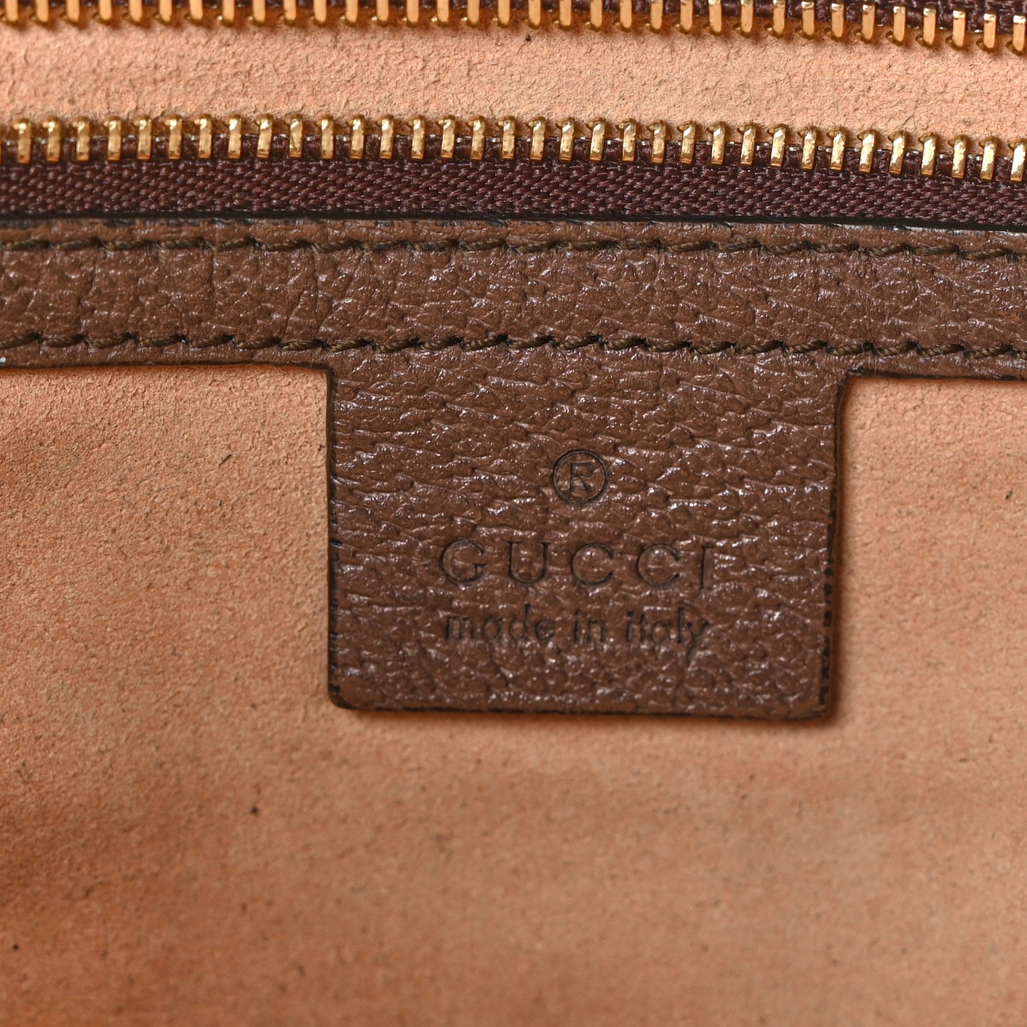 GG Supreme Monogram Medium Ophidia Shopping Tote Brown