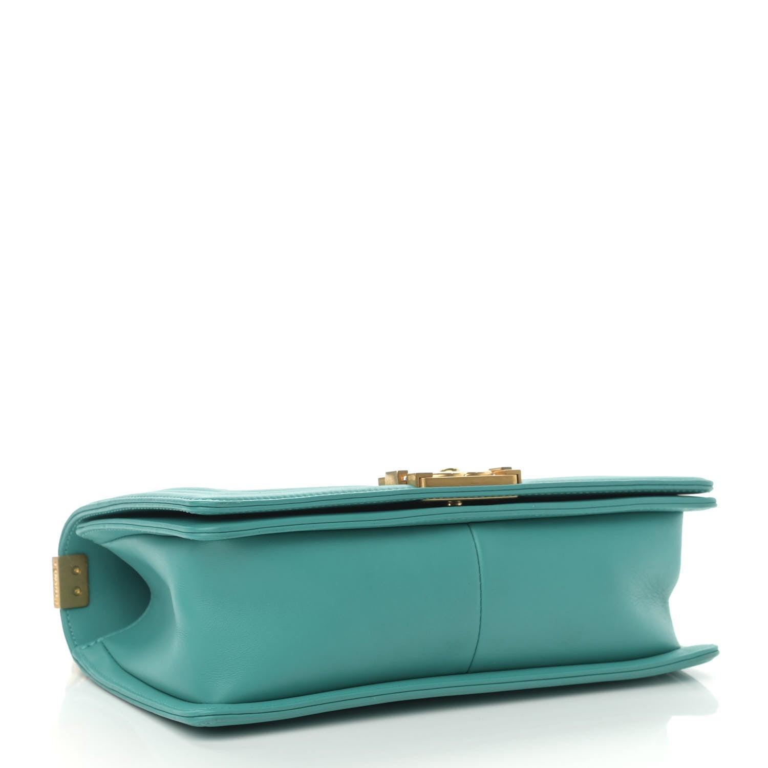 Chanel Calfskin Quilted Medium Boy Flap Turquoise 4 of 10