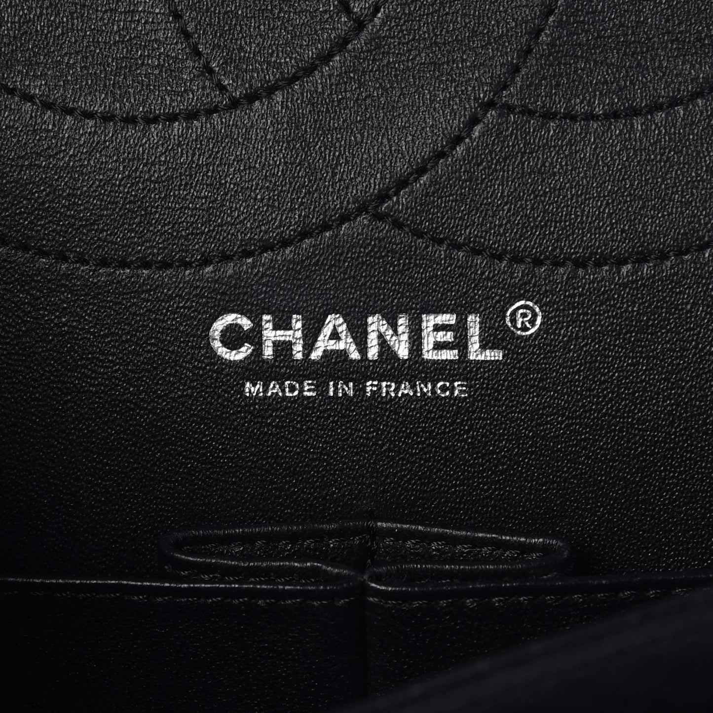 Crumpled Calfskin Quilted 2.55 Reissue 227 Flap So Black