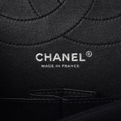 Chanel Crumpled Calfskin Quilted 2.55 Reissue 227 Flap So Black 7 of 15