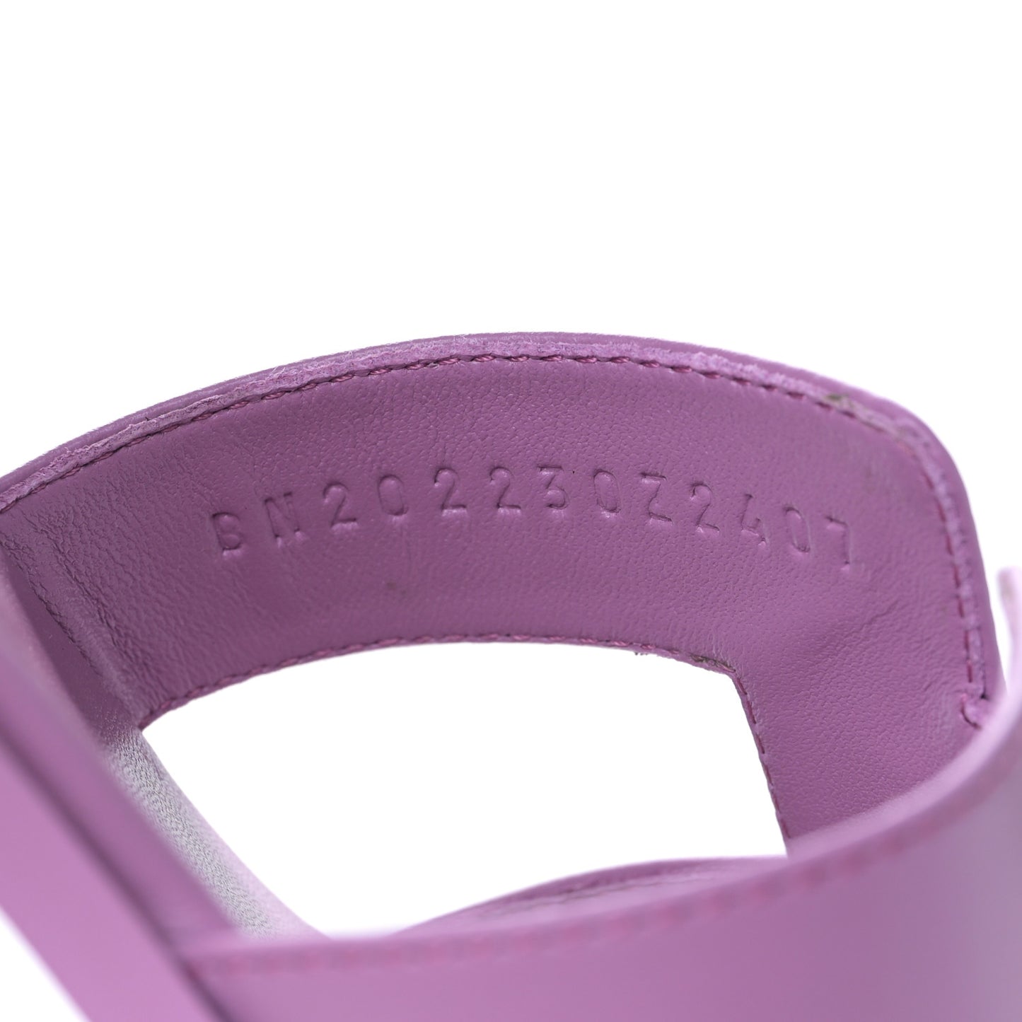 Calfskin Oran Sandals 40 Bruyère