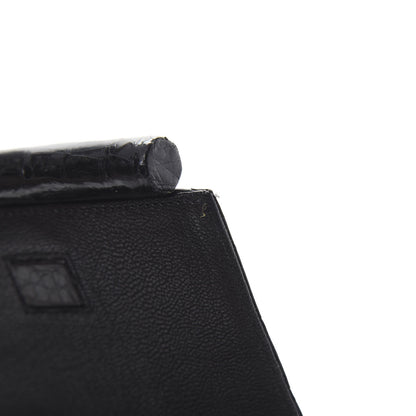 Nancy Gonzalez Crocodile Bar Clutch Black 8 of 8