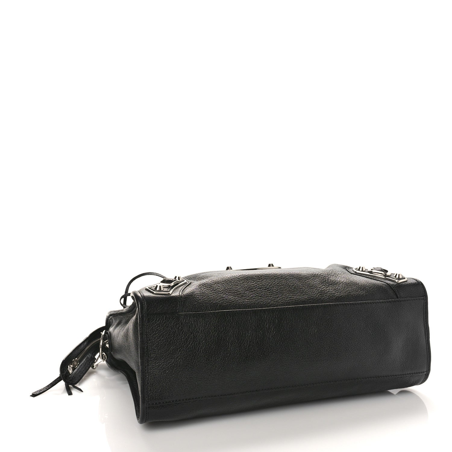 Balenciaga Chevre Silver Metallic Edge Hardware City Black 4 of 8