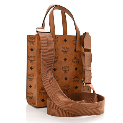 MCM Visetos Mini Klassik Tote Cognac 3 of 13