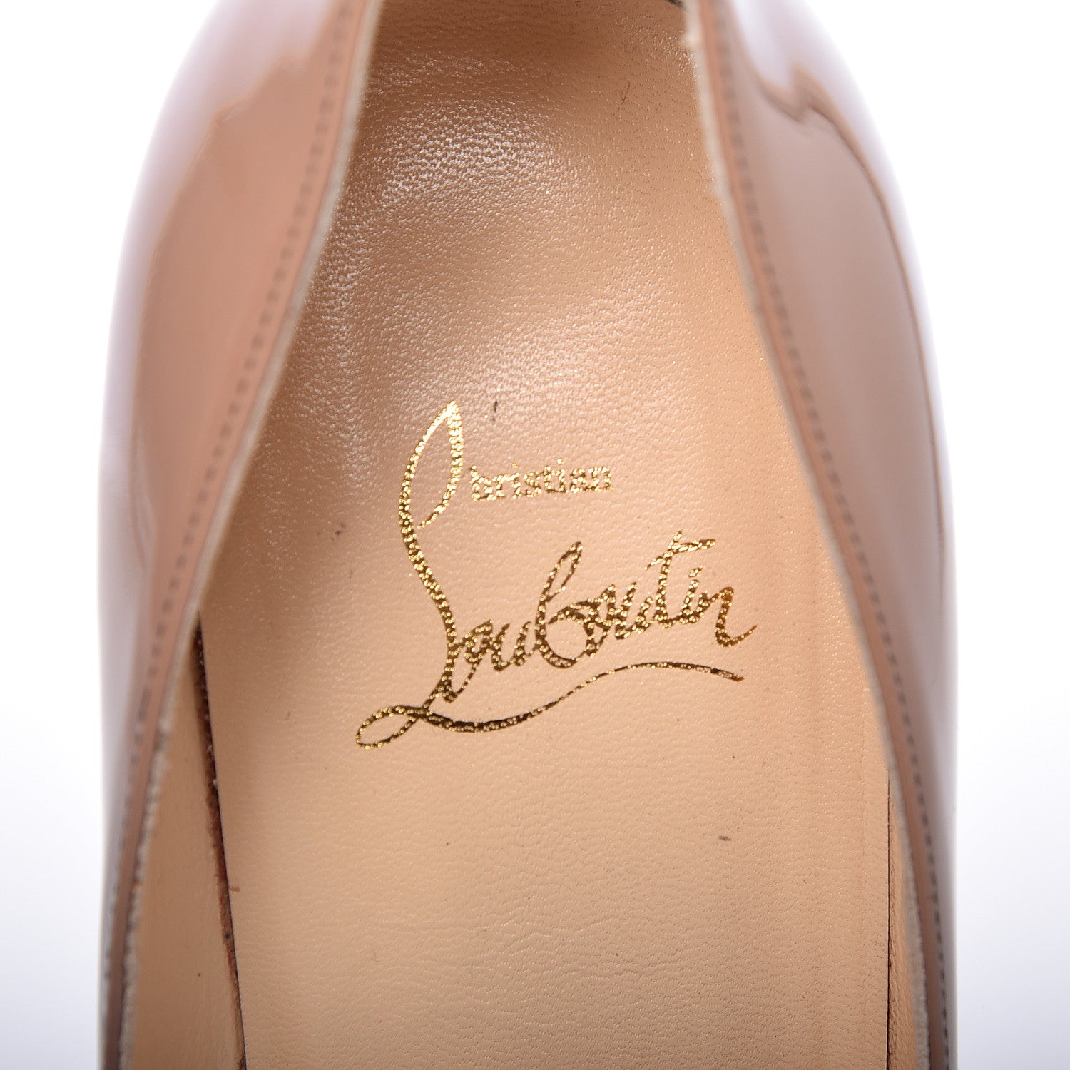 Christian Louboutin Patent Degrade Decollete 554 100 Pumps 39.5 Black Nude 6 of 10