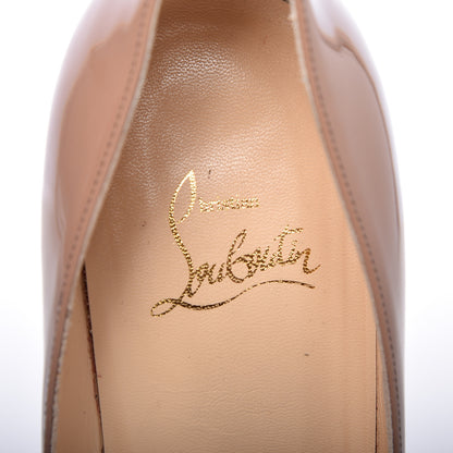 Christian Louboutin Patent Degrade Decollete 554 100 Pumps 39.5 Black Nude 6 of 10