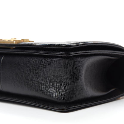 Chanel Caviar Quilted Medium Boy Flap Black 7 of 10