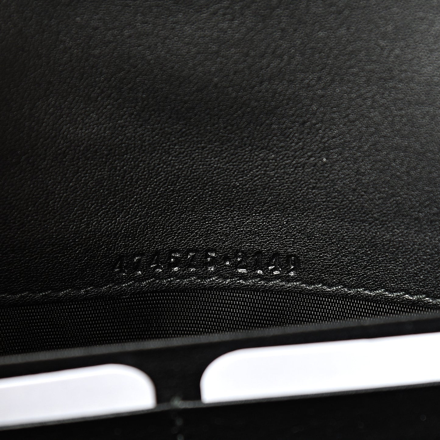 Velvet Matelasse GG Marmont Chain Wallet Black