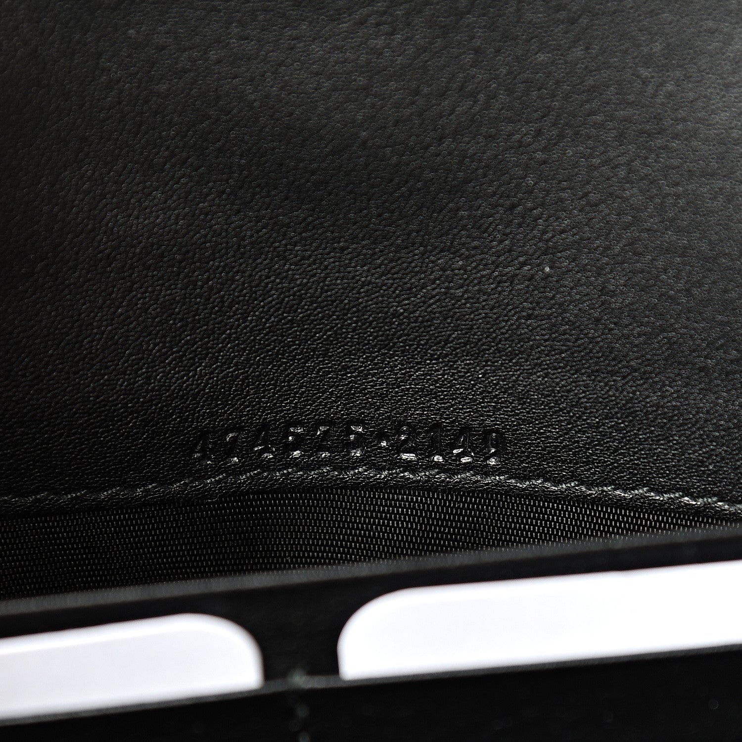 Gucci Velvet Matelasse GG Marmont Chain Wallet Black 6 of 10