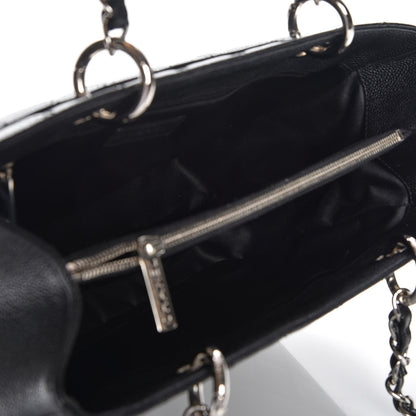 Chanel Caviar Quilted Grand Shopping Tote GST Black 7 of 9
