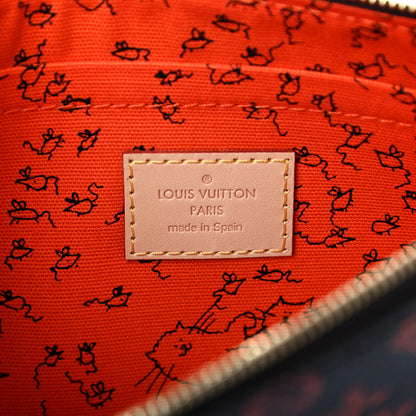 Louis Vuitton Catogram Neverfull MM GM Pochette Marron 6 of 7