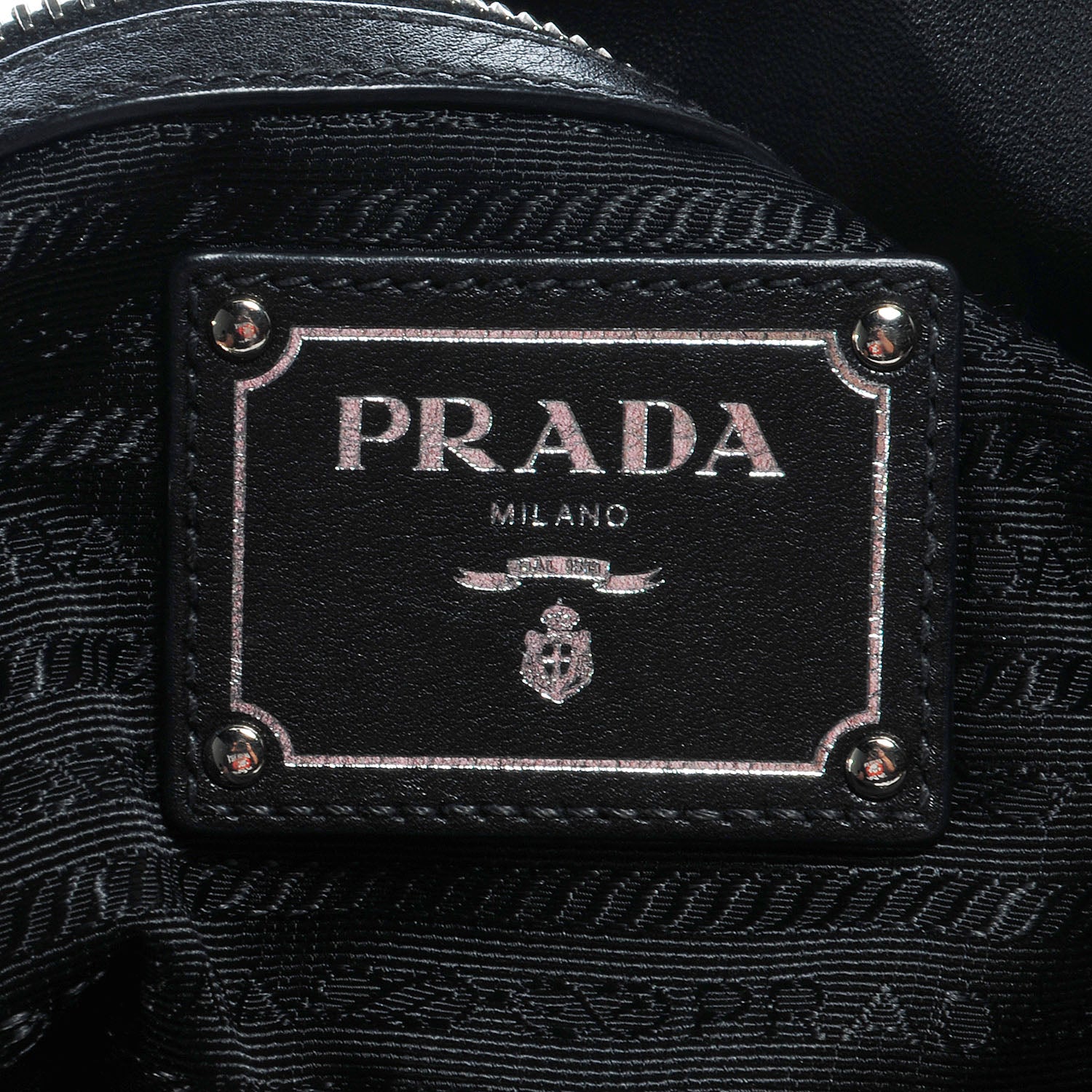 Prada Soft Calf Chain Tote Nero Black 8 of 8