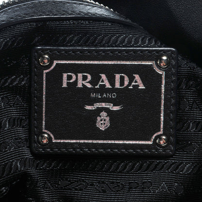 Prada Soft Calf Chain Tote Nero Black 8 of 8