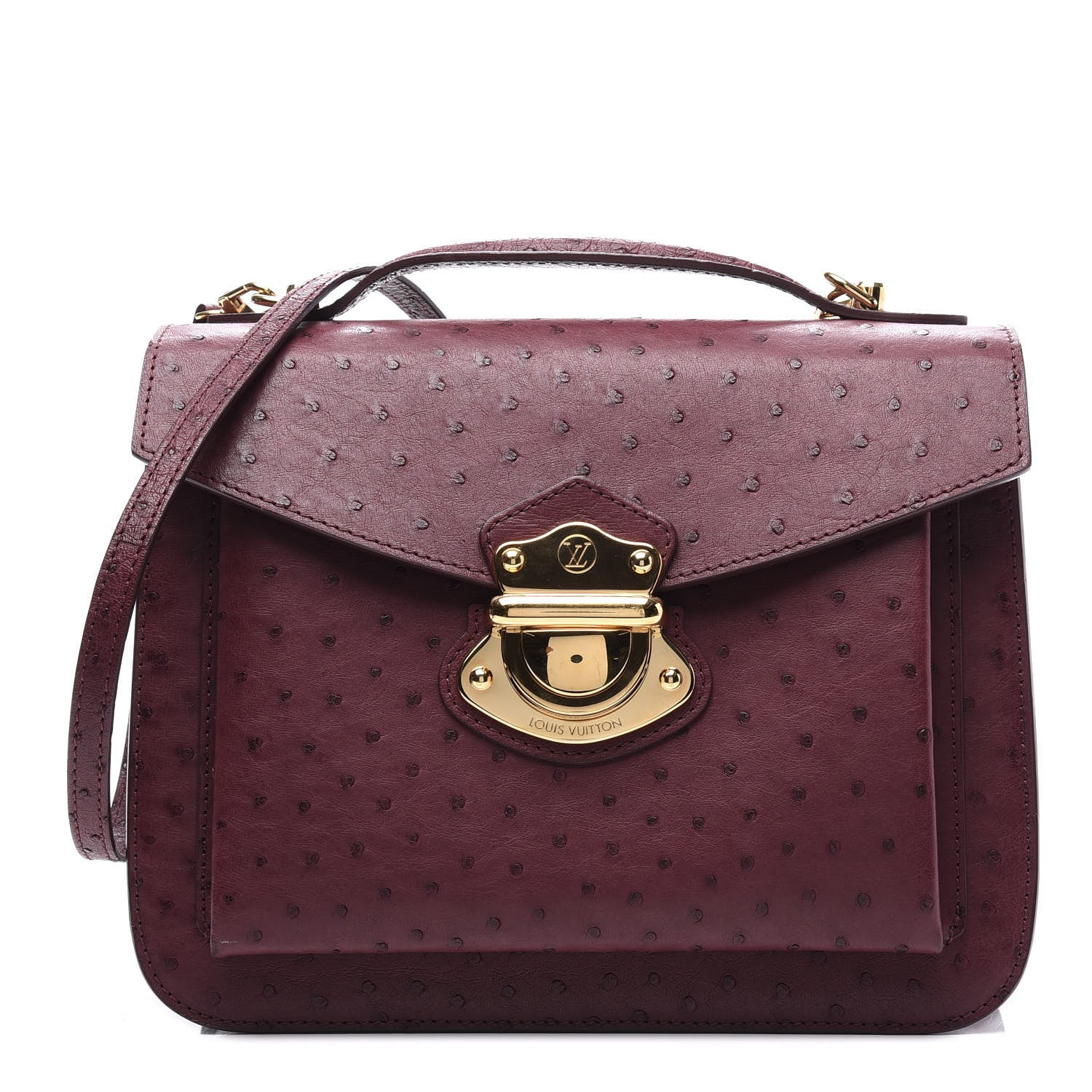 Louis Vuitton Ostrich Mirada Prune 1 of 9