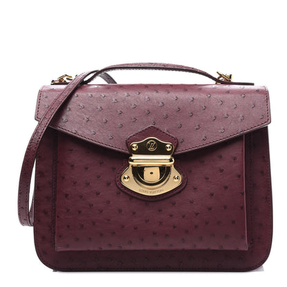 Louis Vuitton Ostrich Mirada Prune 1 of 9