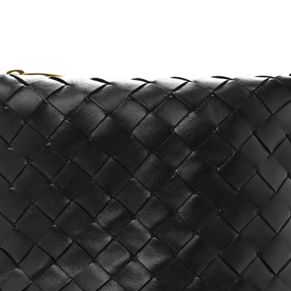 Bottega Veneta Calfskin Nappa Intrecciato Candy Wallace Black 8 of 13