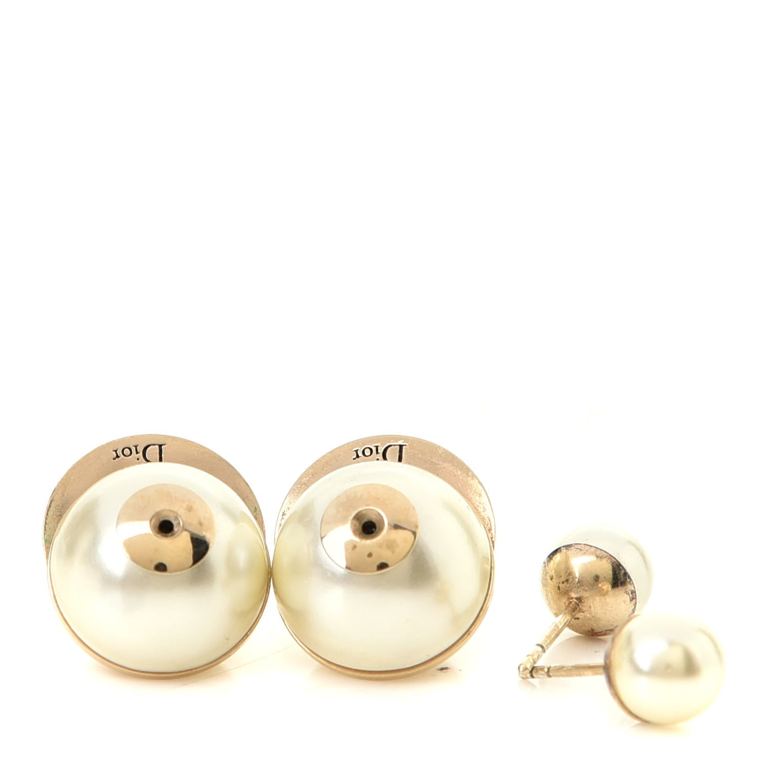 Christian Dior Pearl Mise En Dior Tribal Earrings 3 of 3