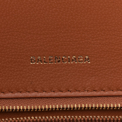 Balenciaga Shiny Box Calfskin Small Hourglass Top Handle Bag Camel 6 of 12