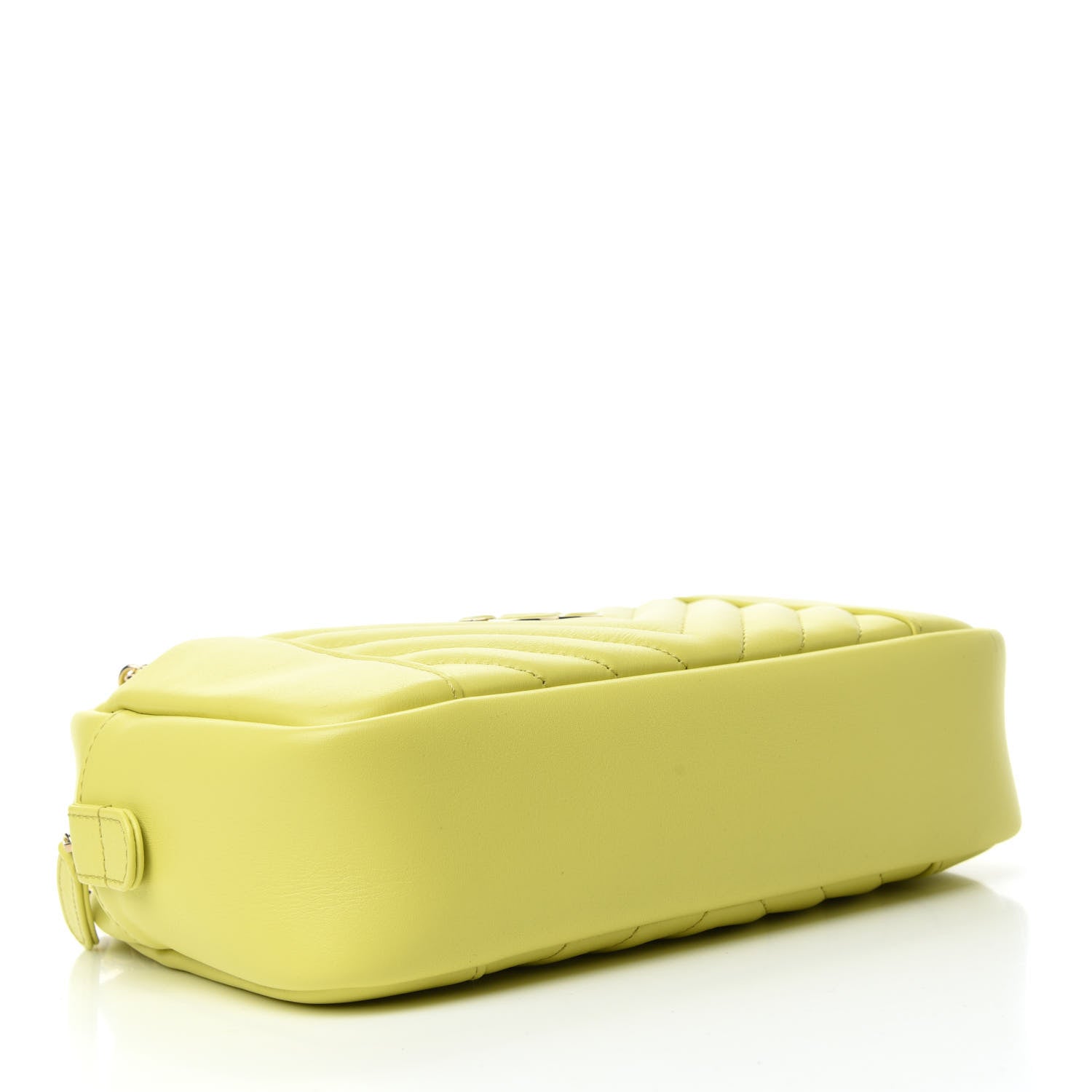 Chanel Calfskin Quilted Daily Chevron Camera Case Light Green 4 of 13