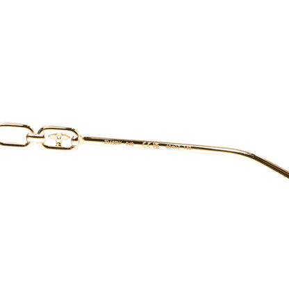 Louis Vuitton Metal My LV Chain Round Sunglasses Z1650E Gold 6 of 7