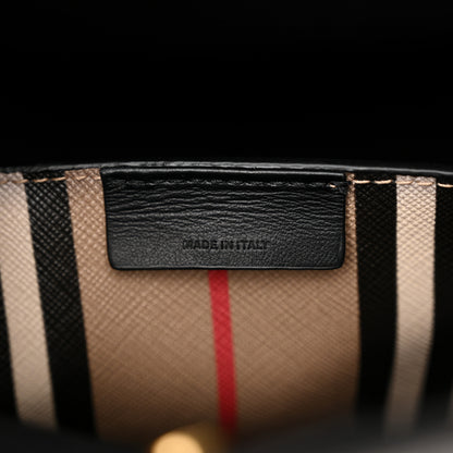 Burberry E-Canvas Stripe Book Tote Archive Beige 7 of 12
