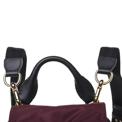 Burberry Nylon Small Rucksack Backpack Burgundy Red 13 of 20