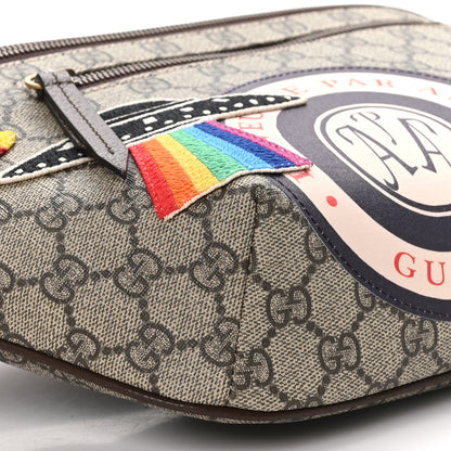 Gucci GG Supreme Monogram Courrier Belt Bag Beige New Acero 8 of 10