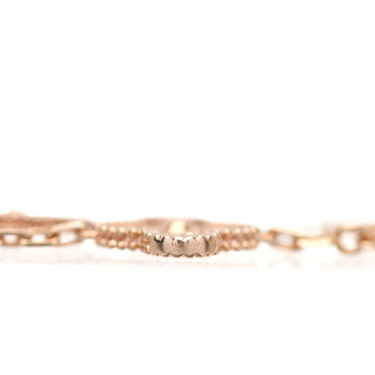 Van Cleef & Arpels 18K Rose Gold 5 Motifs Vintage Alhambra Bracelet 4 of 5