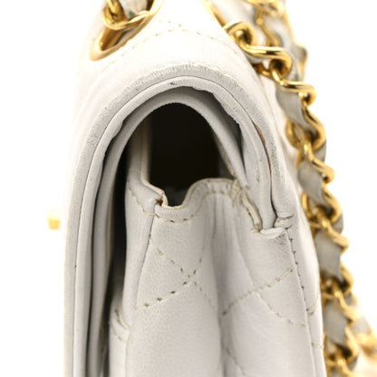 Chanel Lambskin Quilted Small Flap White 15 of 17