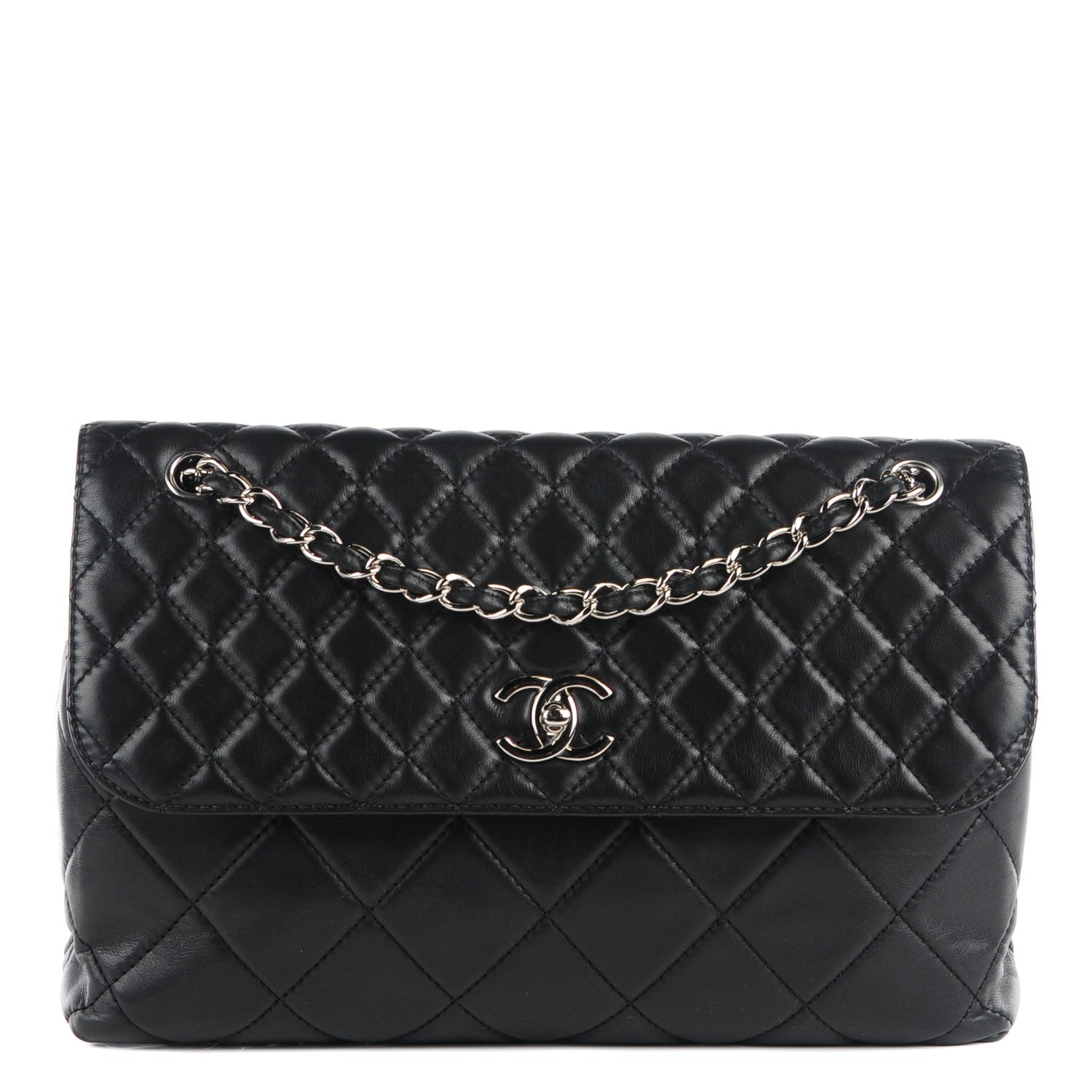 Chanel Calfskin Quilted In the Business Flap Bag Black 1 of 8