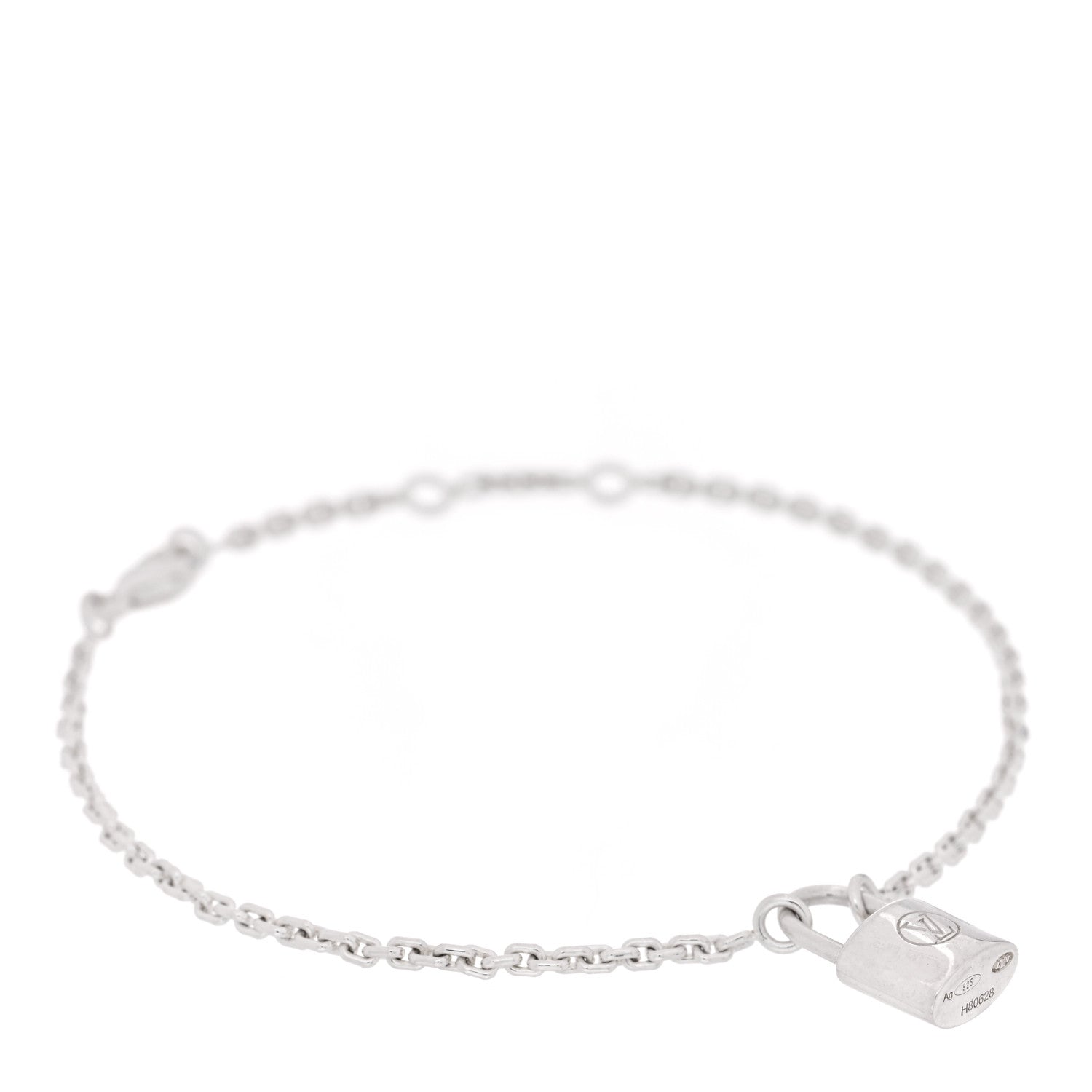 Louis Vuitton Sterling Silver Lockit Bracelet 1 of 5