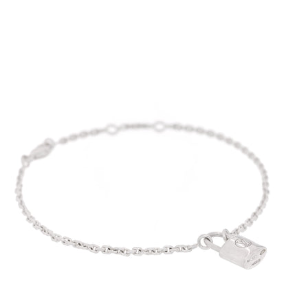 Louis Vuitton Sterling Silver Lockit Bracelet 1 of 5