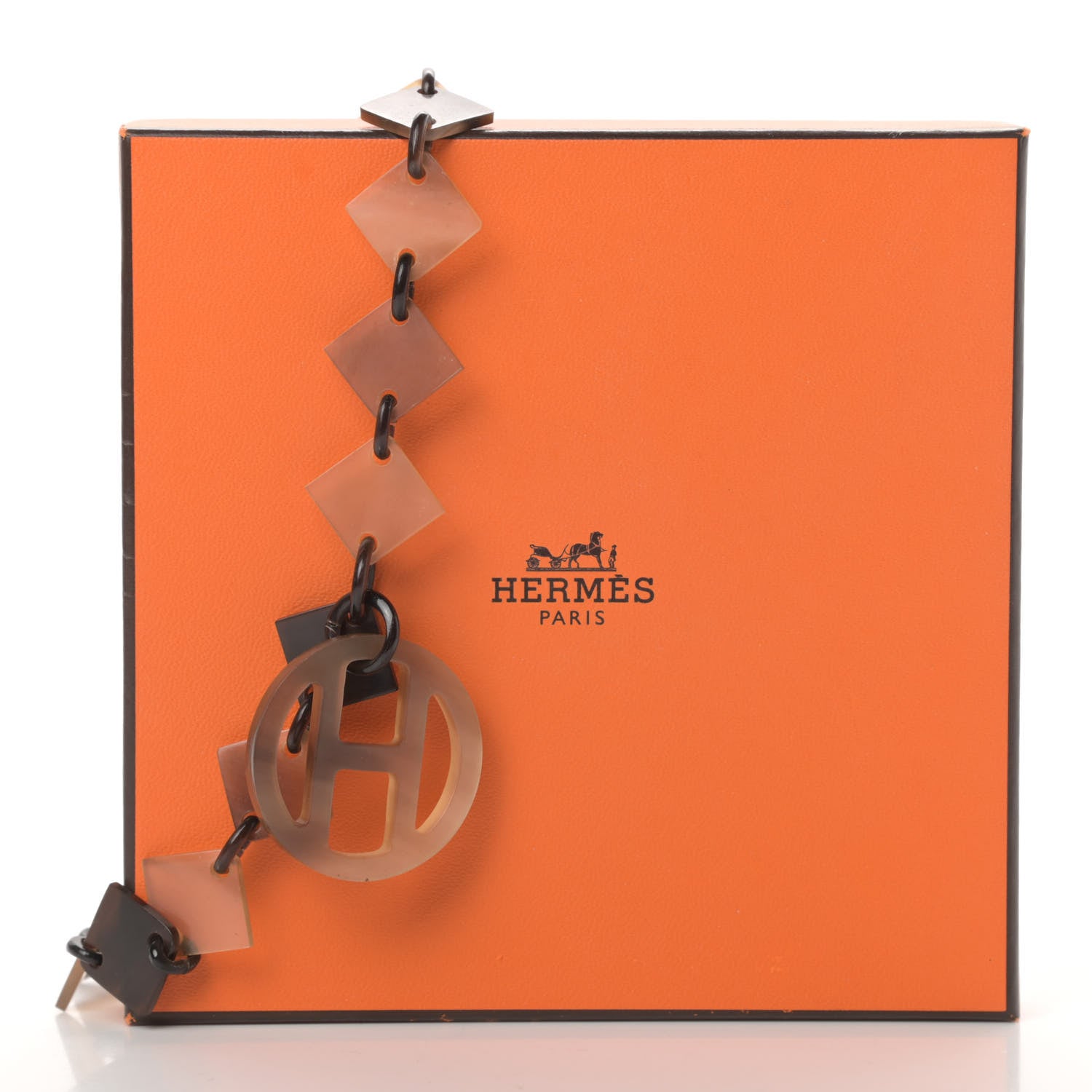 Hermes Buffalo Horn Lacquer Deva Necklace 7 of 7