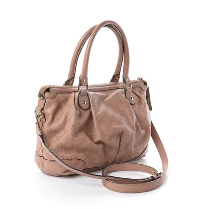Gucci Guccissima Medium Sukey Top Handle Bag Dusty Rose 2 of 8