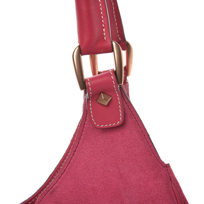 Gucci Suede Monogram Large Bardot Pink 13 of 25