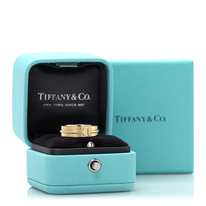 Tiffany 18K Yellow Gold T Two Ring 48 4.5 5 of 5