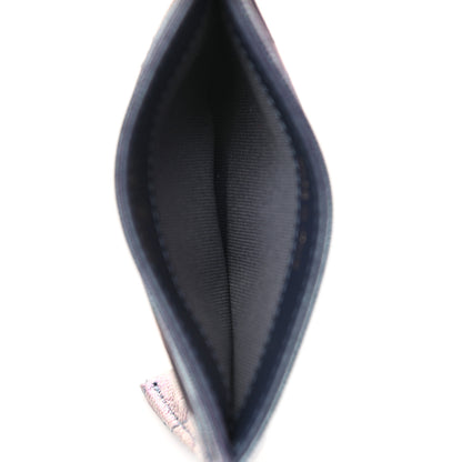 Chanel Iridescent Caviar Quilted Card Holder Dark Blue 5 of 8