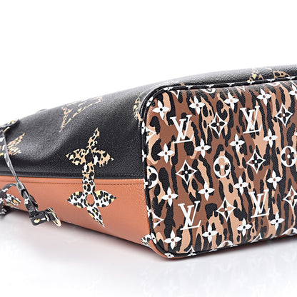 Louis Vuitton Monogram Giant Jungle Neverfull MM Black 8 of 9