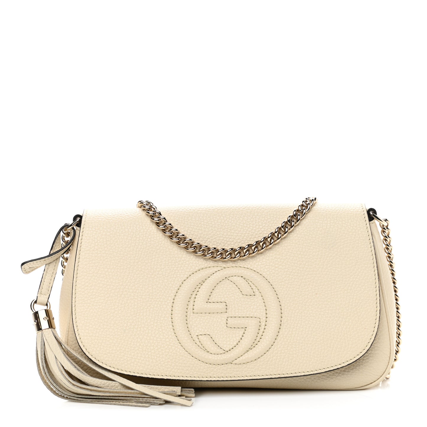 Cellarius Calfskin Medium Soho Flap Crossbody Ivoire