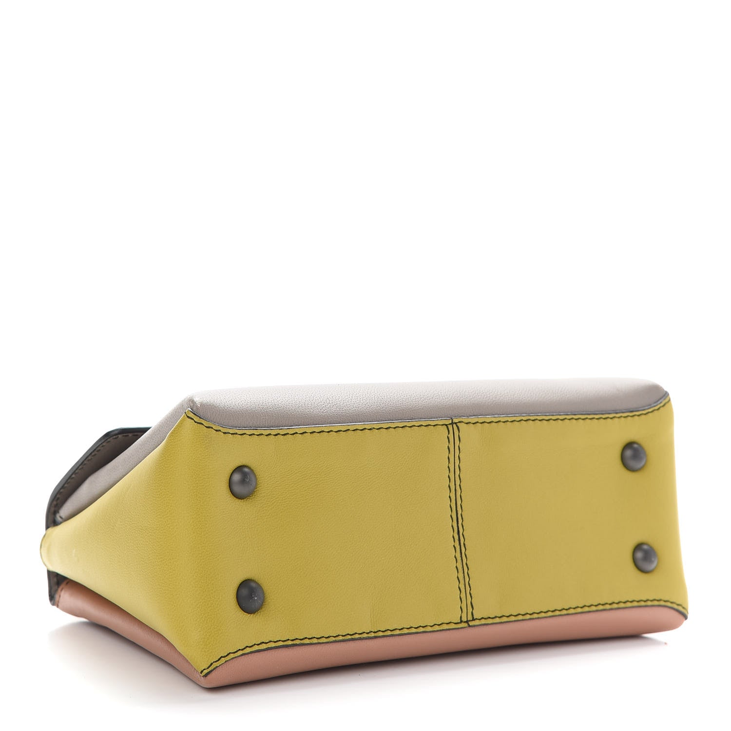 Bottega Veneta Nappa Multicolor Mini Piazza Bag Limestone 4 of 8