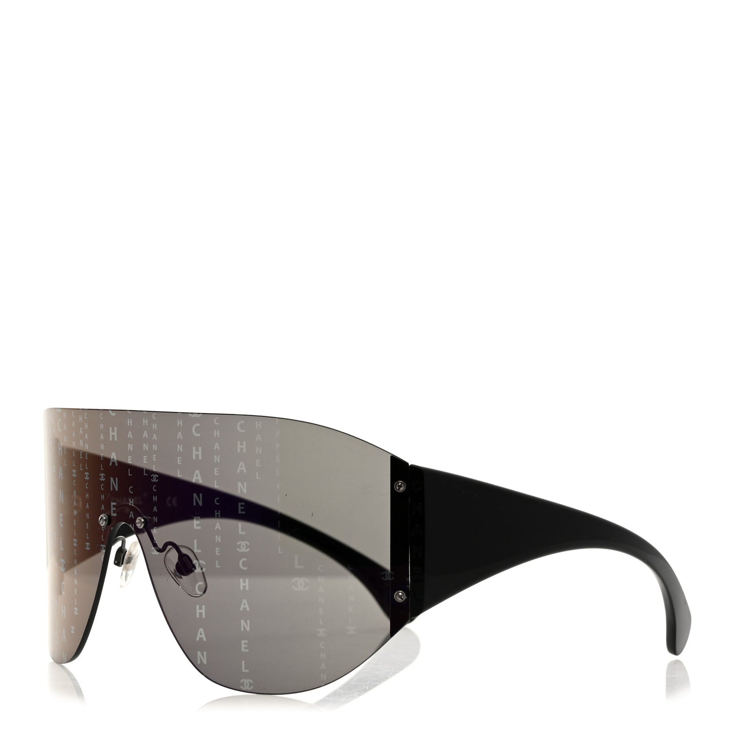 Acetate Shield Runway 71217 Sunglasses Black
