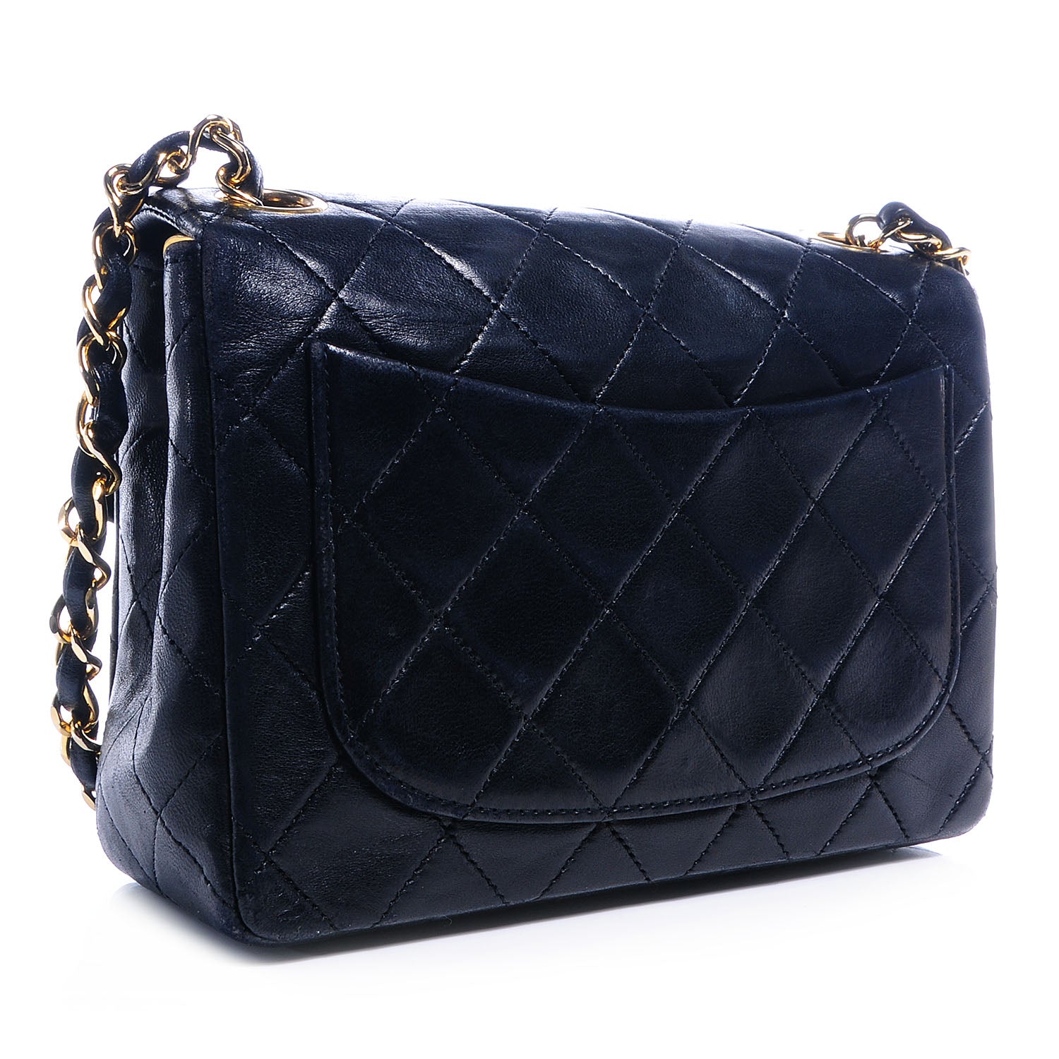 Chanel Lambskin Mini Square Flap Black 3 of 8
