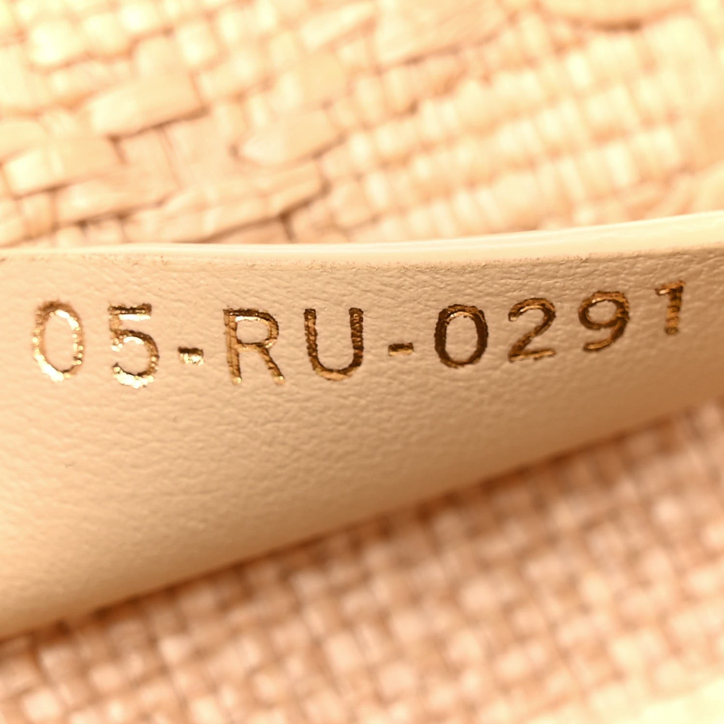 CHRISTIAN DIOR Raffia Cannage Medium Book Tote Natural