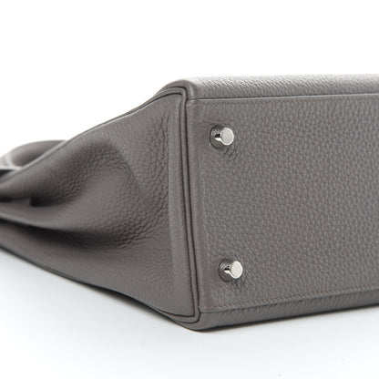Hermes Togo Kelly Retourne 28 Etain 9 of 11
